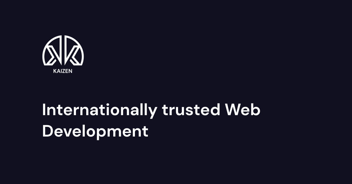 Kaizen - Internationally Trusted Web Development